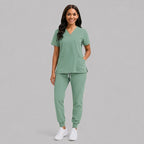 Women's Plain Jogger Surgical Scrub Set + GIFT