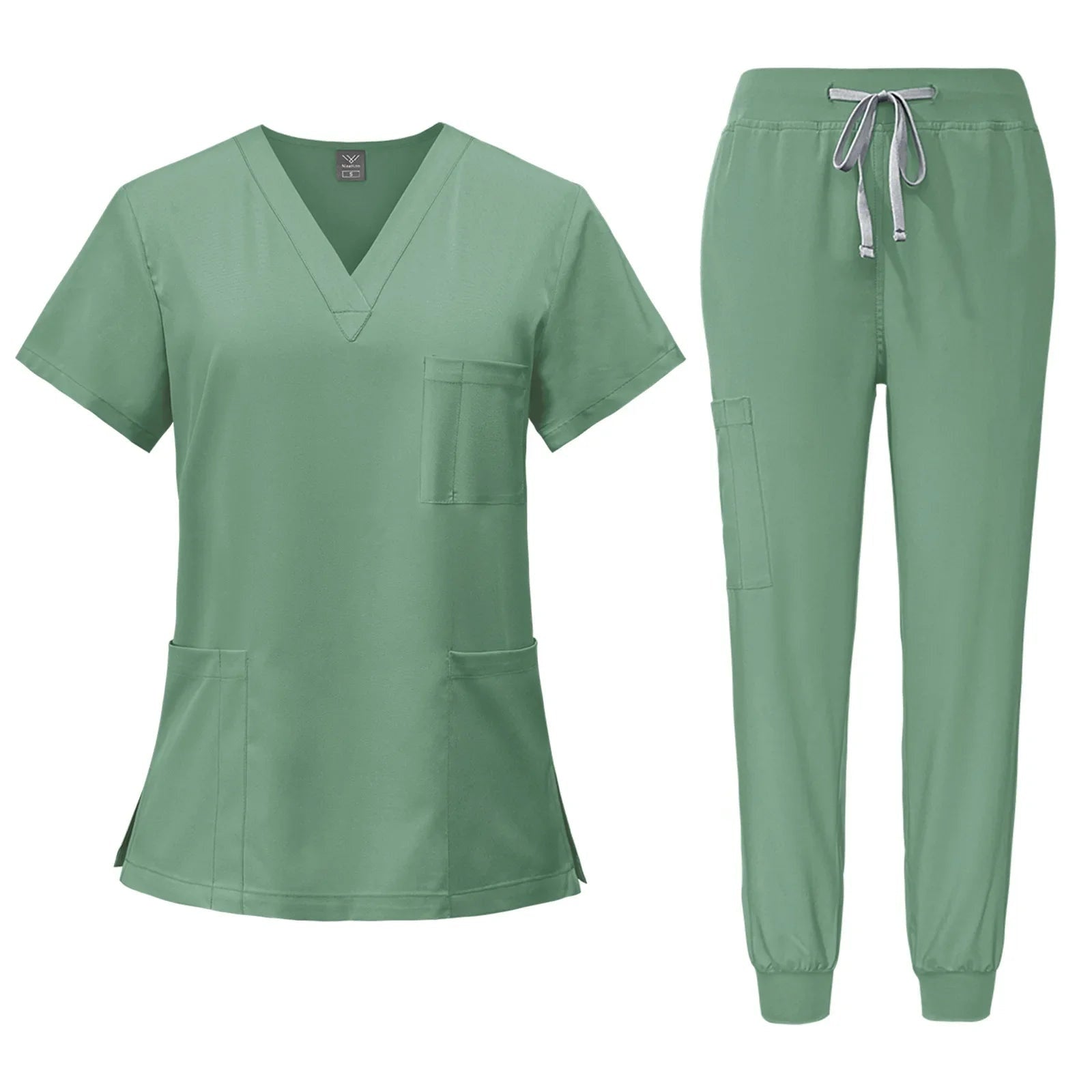 Women's Plain Jogger Surgical Scrub Set + GIFT