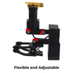 Wireless LED Headlight for Glasses and Loupes IlluminousPro - flexible and adjustable mount