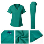 Women's Plain Surgical Scrub Set Angela + GIFT