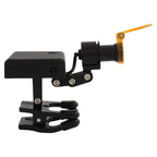 Wireless LED Headlight for Glasses and Loupes IlluminousPro - side view with yellow filter