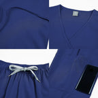Women's Plain Fitted Surgical Scrub Set Taissa