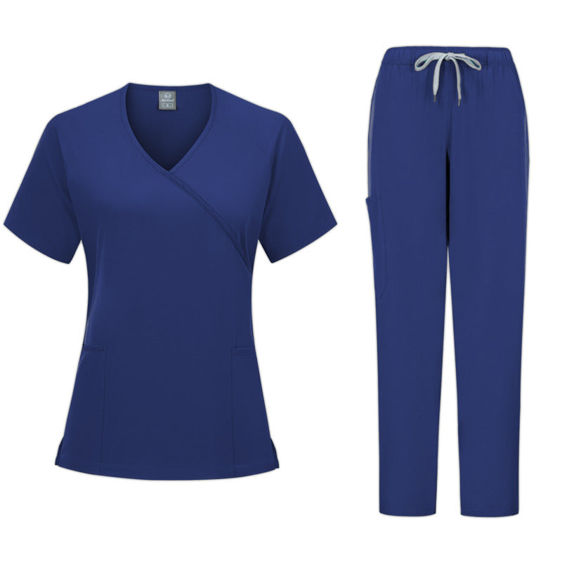 Women's Plain Fitted Surgical Scrub Set Taissa