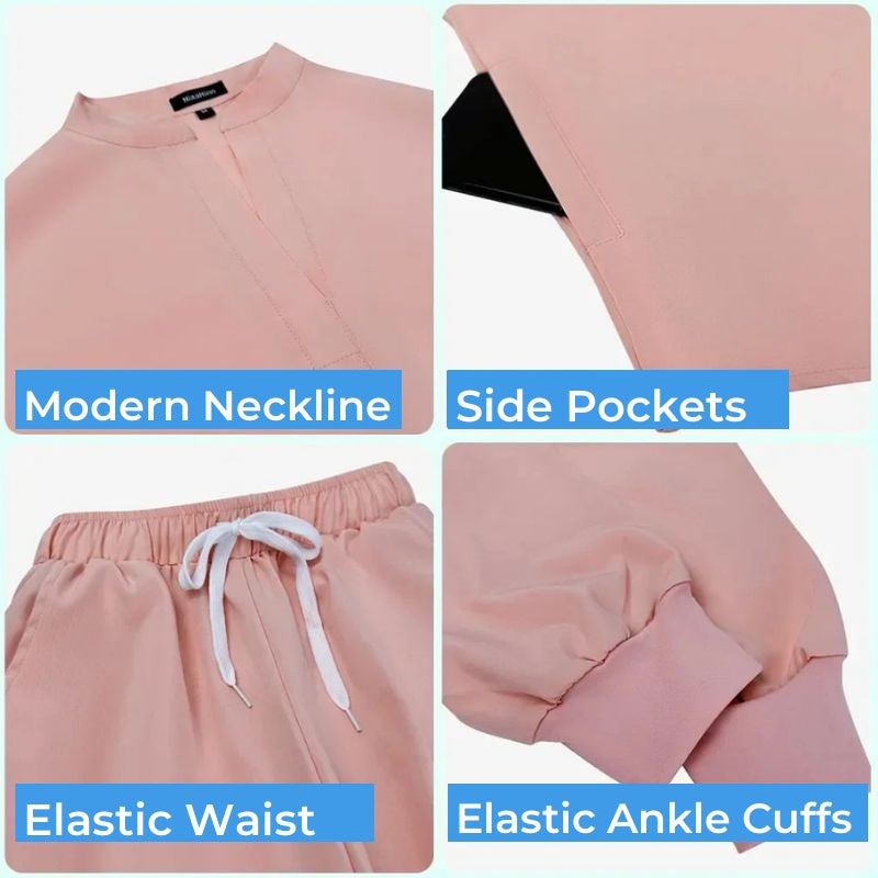Women's Plain Surgical Scrub Set Bella + GIFT