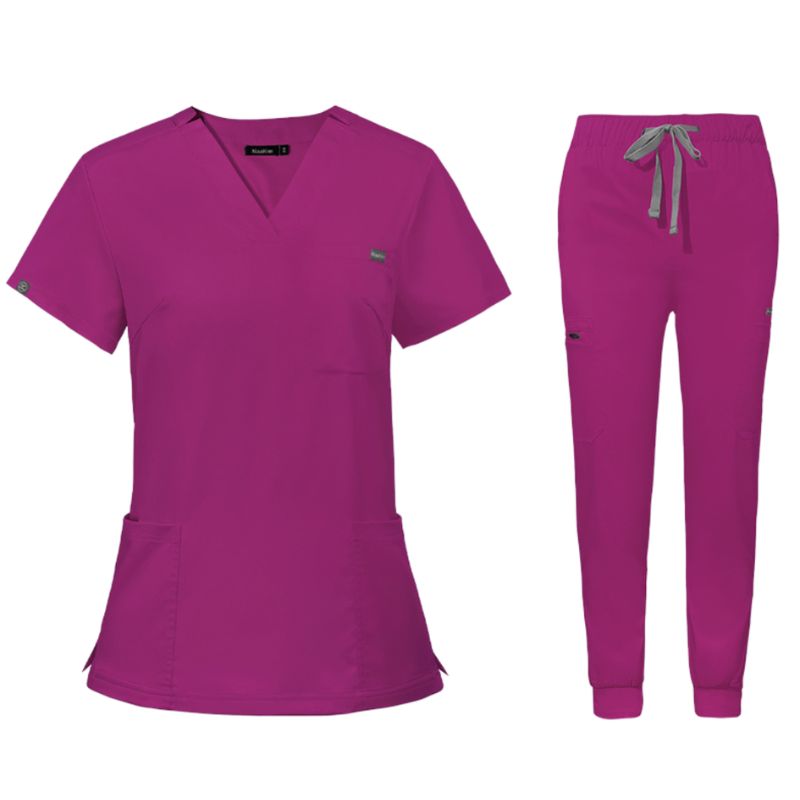 Women's Plain Jogger Surgical Scrub Set Carla