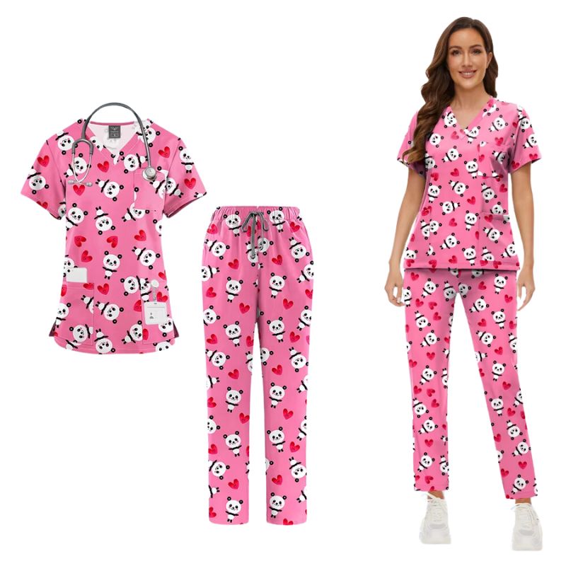 Women's Printed Surgical Scrub Set Marcia