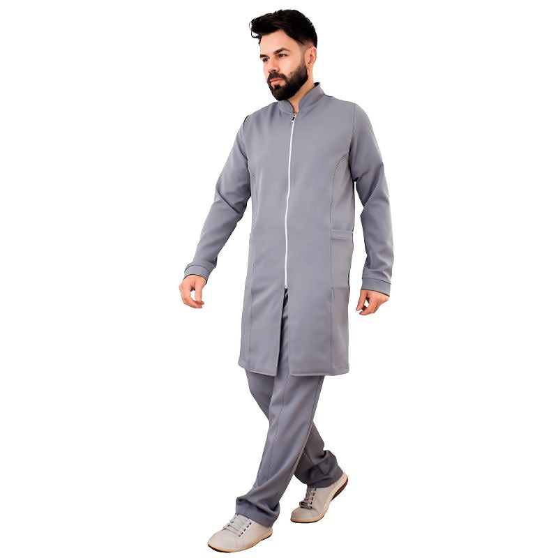 Men's Zip Lab Coat André