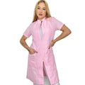 Women's Short Sleeve Zip Lab Coat Anita