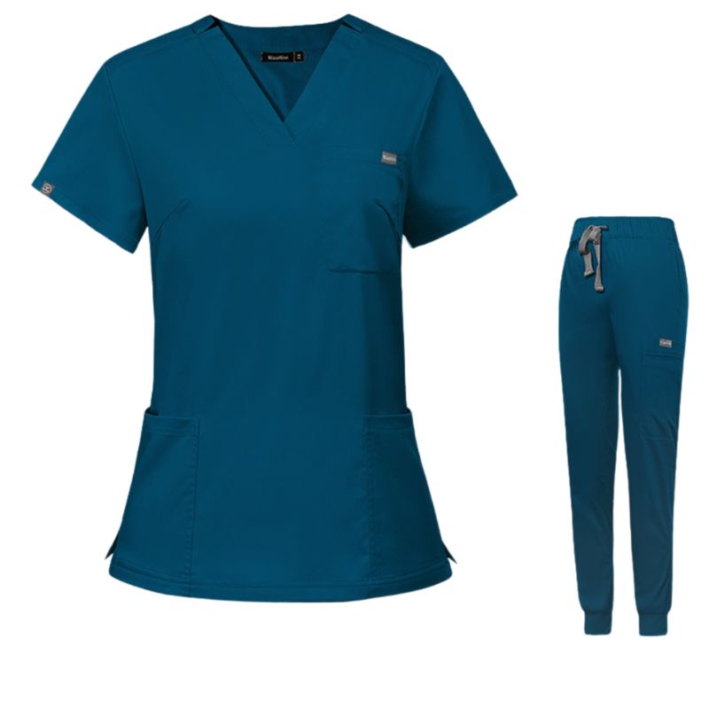 Women's Plain Jogger Surgical Scrub Set Carla
