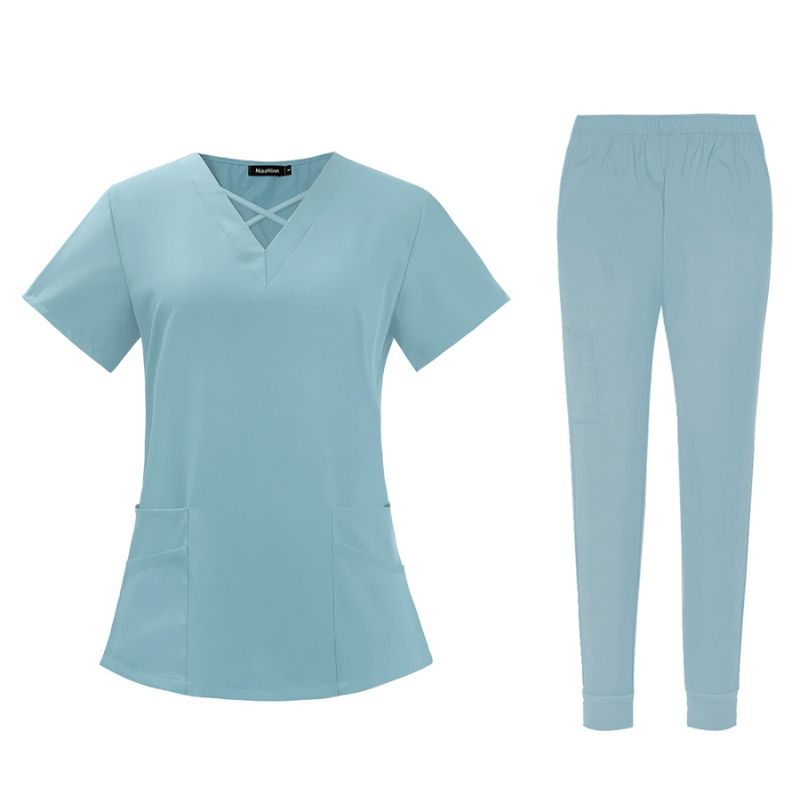Nayra Women's Plain Surgical Scrub Set