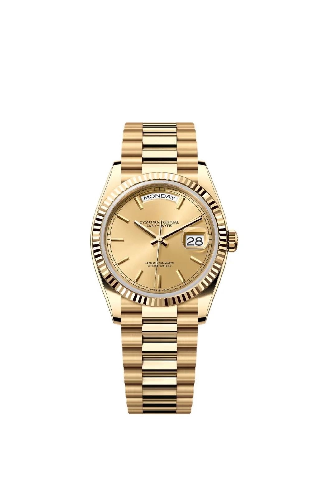 Day-Date 36 Oyster 128238 Yellow Gold