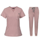 Women's Plain Jogger Surgical Scrub Set Carla