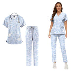 Women's Printed Surgical Scrub Set Marcia
