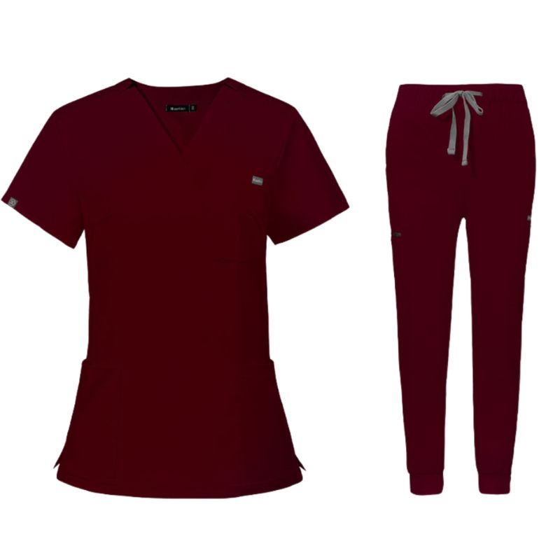 Women's Plain Jogger Surgical Scrub Set Carla