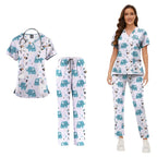 Women's Printed Surgical Scrub Set Marcia