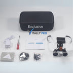 Unique Binocular Loupe with Wireless LED Headlight 2.5X / 3.5X - professional optical lenses and wireless light detail