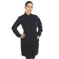 Tania Women's Fitted Zip Lab Coat