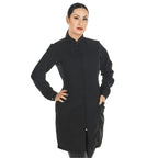 Tania Women's Fitted Zip Lab Coat
