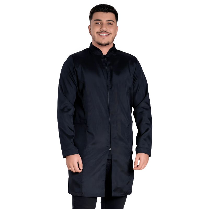 Marcelo Men's Zip Lab Coat