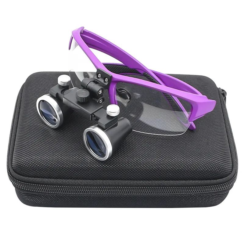 Lupa-Binocular-Profissional-2.5x-e-3.5x-Vision_roxo