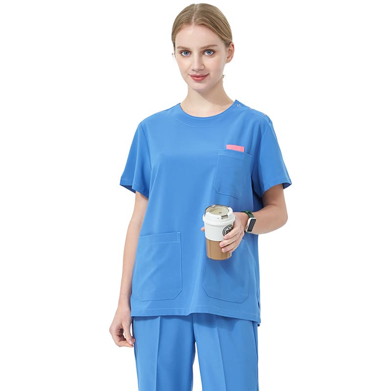 Women's Plain Surgical Scrub Set Luiza