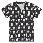 Women's Printed Dentistry Scrub Top