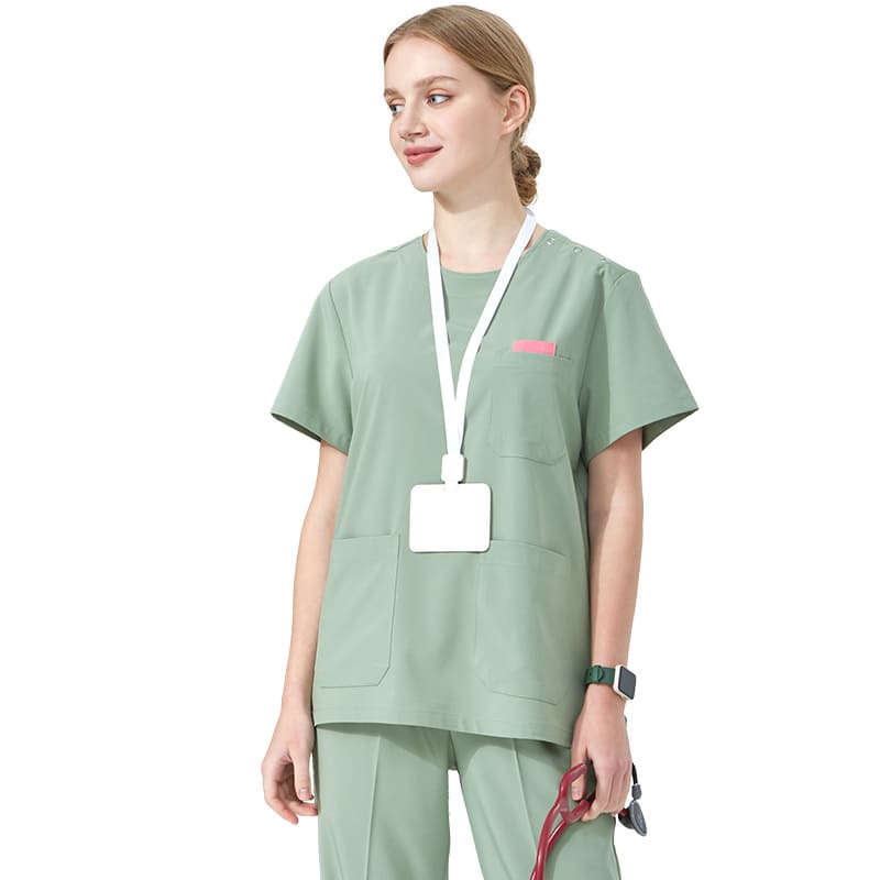 Women's Plain Surgical Scrub Set Luiza