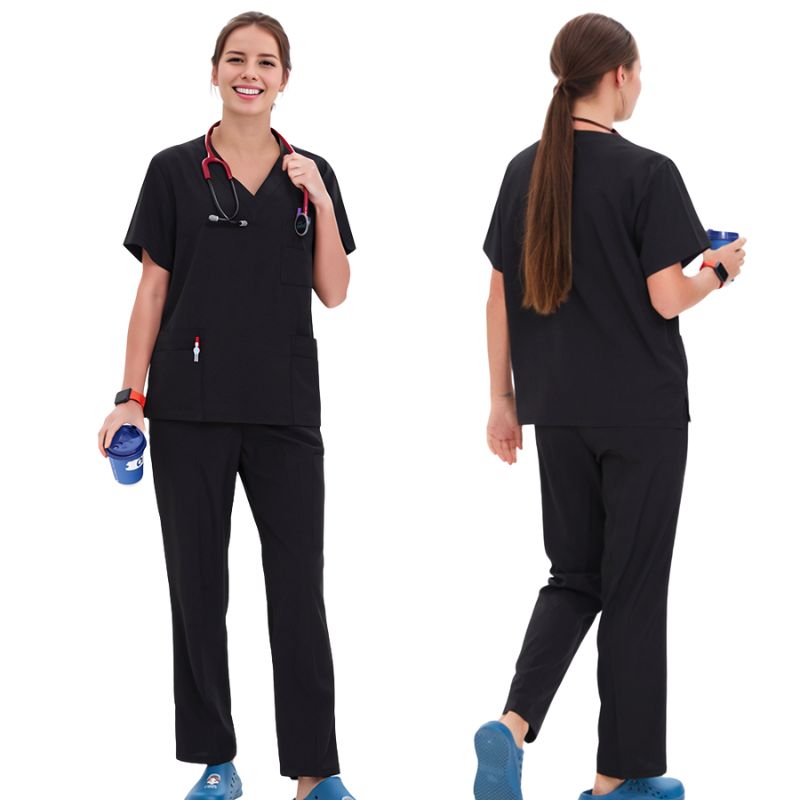 Women's Plain Surgical Scrub Set Catia