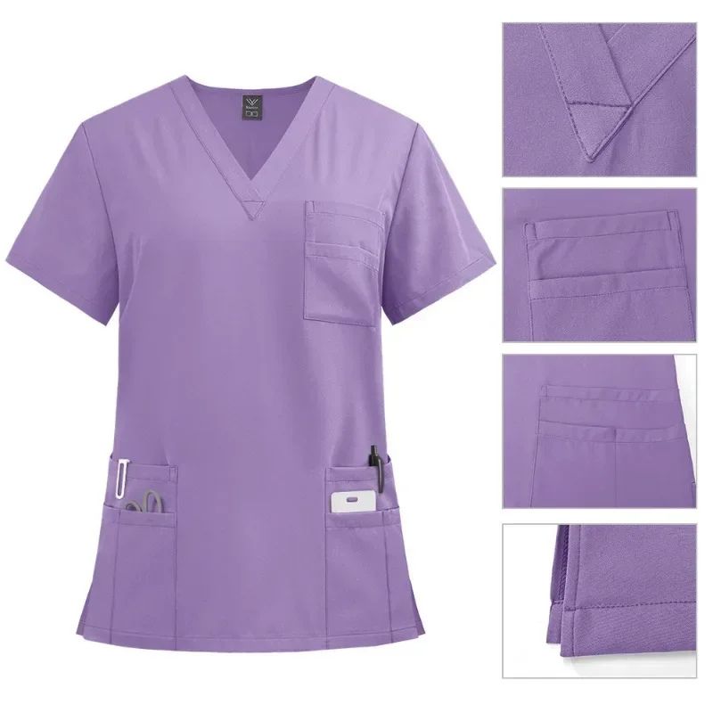 Women's Plain Surgical Scrub Set Catia