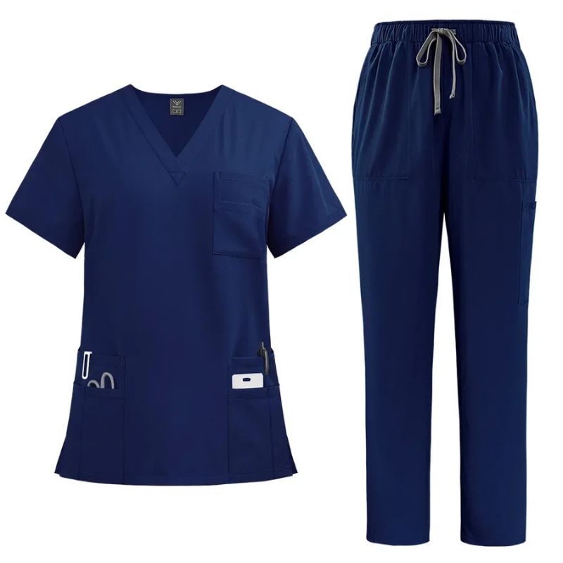 Women's Plain Surgical Scrub Set Catia
