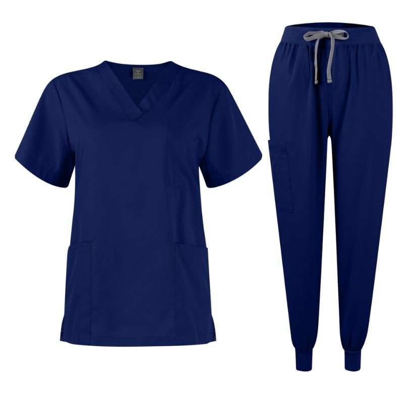 Men's Plain Jogger Surgical Scrub Set