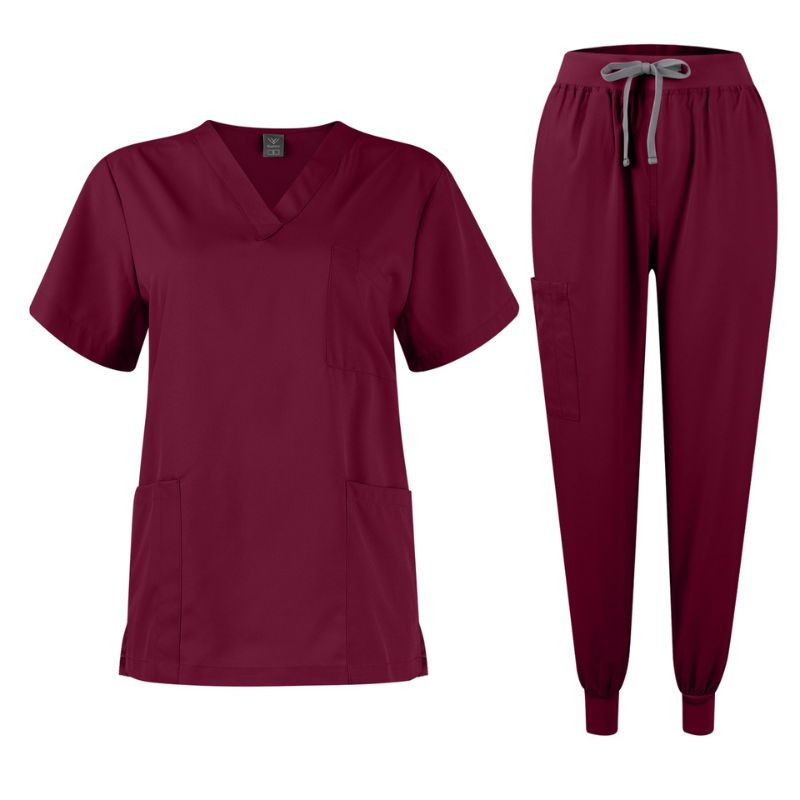 Men's Plain Jogger Surgical Scrub Set
