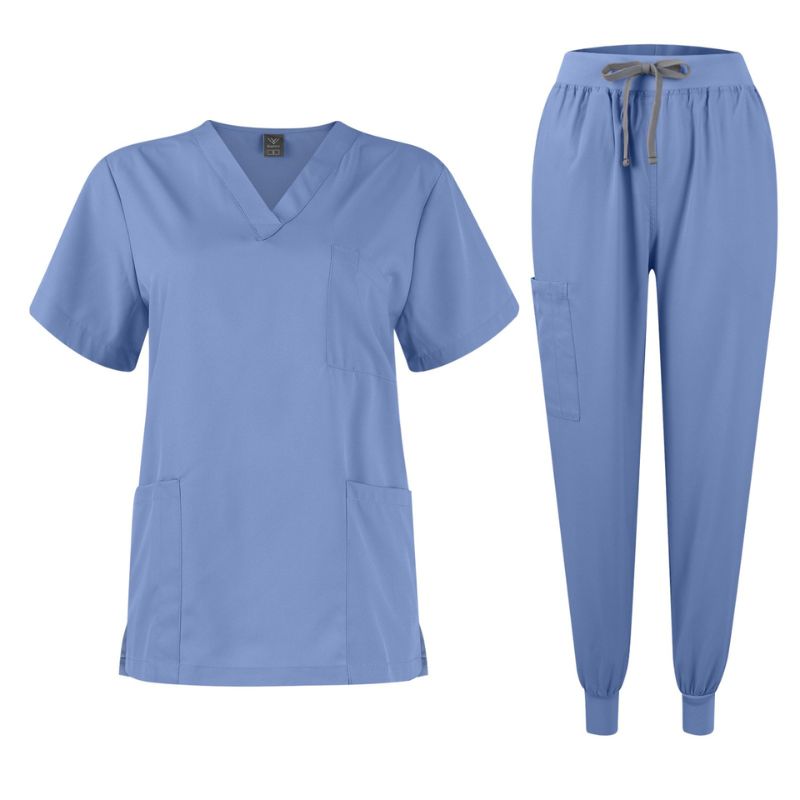Men's Plain Jogger Surgical Scrub Set