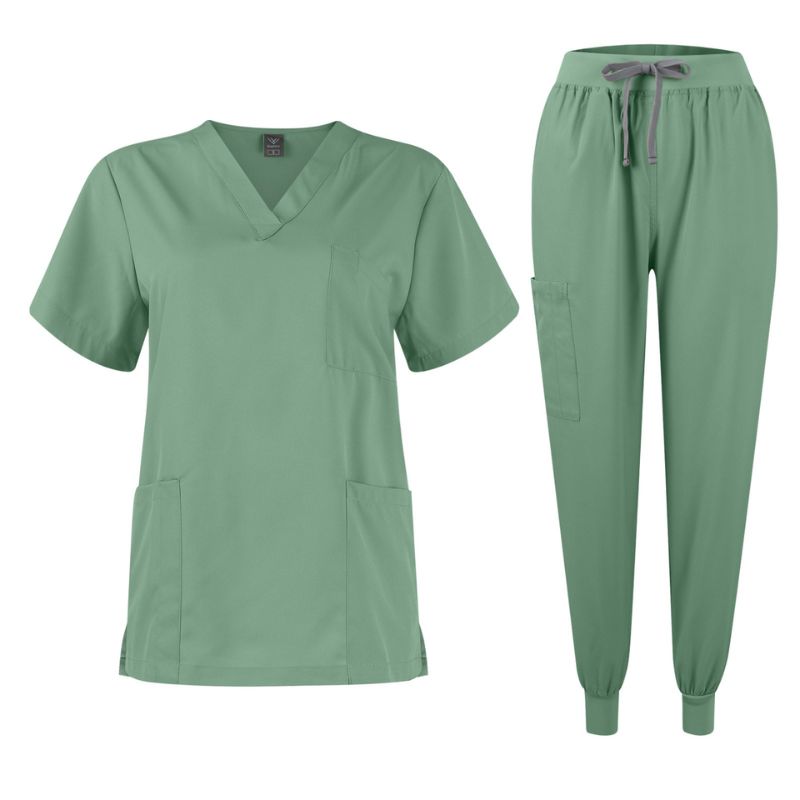 Men's Plain Jogger Surgical Scrub Set