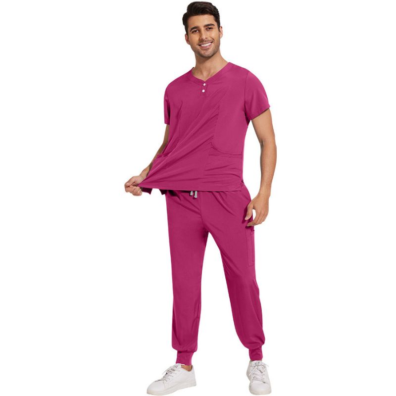 Men's Plain Jogger Surgical Scrub Set Hugo