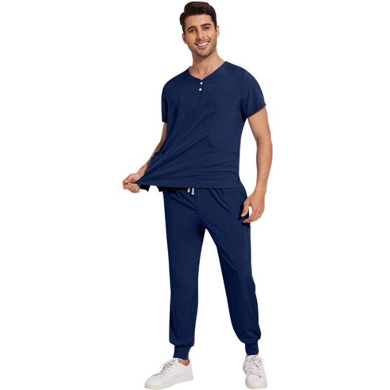 Men's Plain Jogger Surgical Scrub Set Hugo