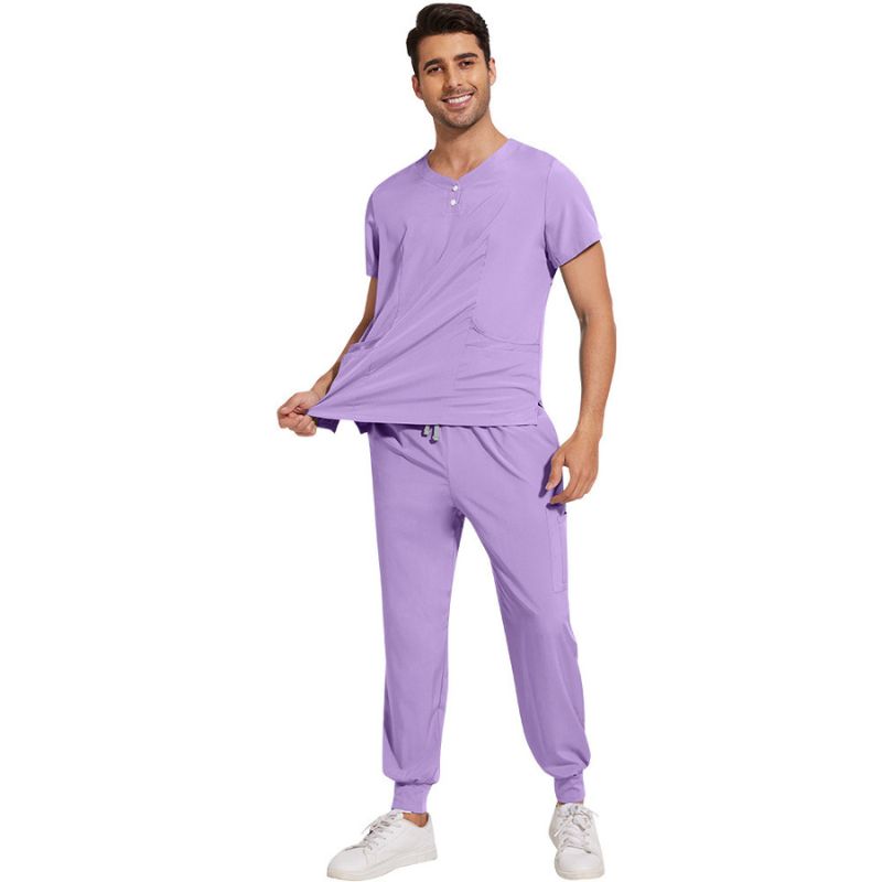 Men's Plain Jogger Surgical Scrub Set Hugo