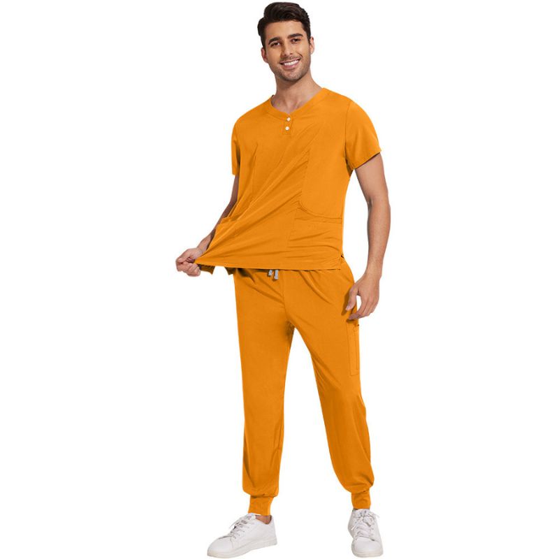 Men's Plain Jogger Surgical Scrub Set Hugo
