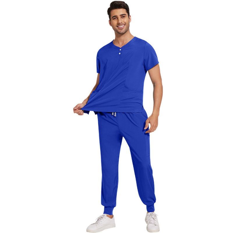 Men's Plain Jogger Surgical Scrub Set Hugo