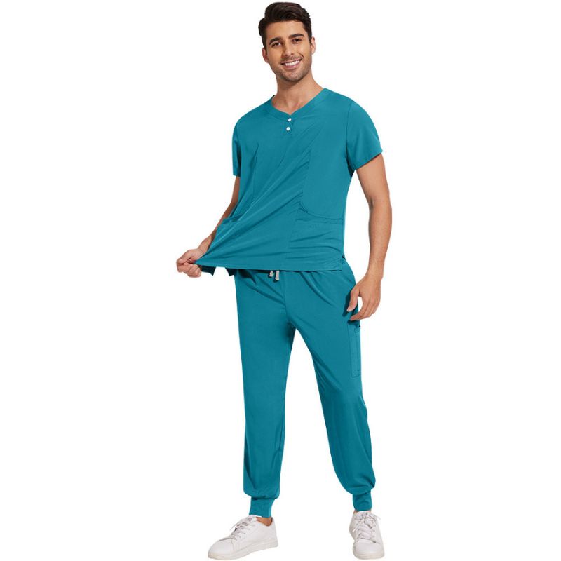 Men's Plain Jogger Surgical Scrub Set Hugo
