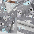 Men's Cotton Printed Animal Scrub Top