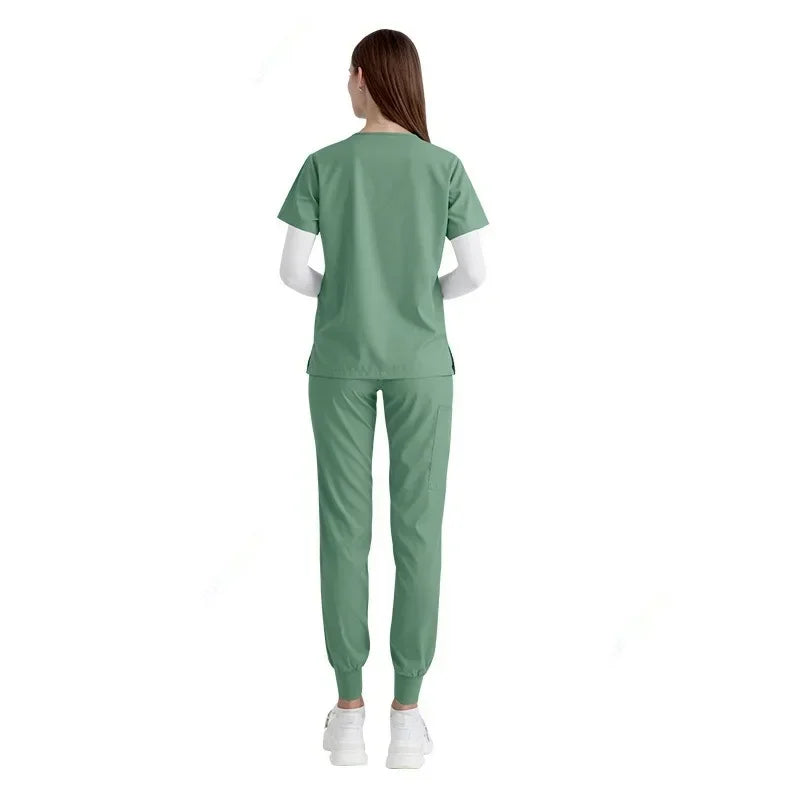 Women's Plain Jogger Surgical Scrub Set
