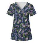 Blusa Scrub Feminino Estampado Cute - Vitally PRO