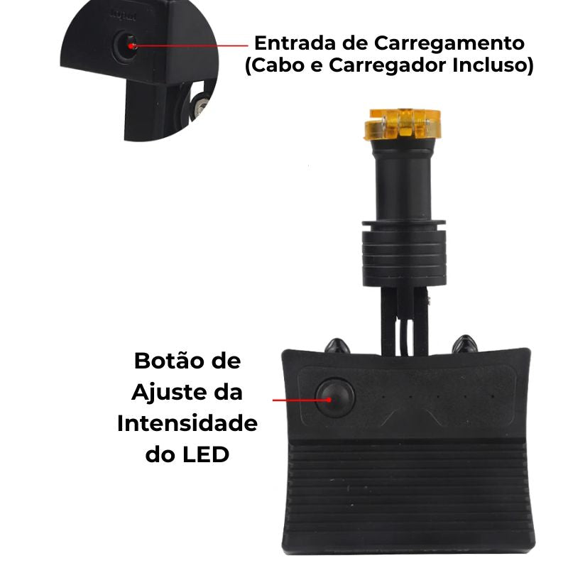 Wireless LED Headlight for Glasses and Loupes IlluminousPro