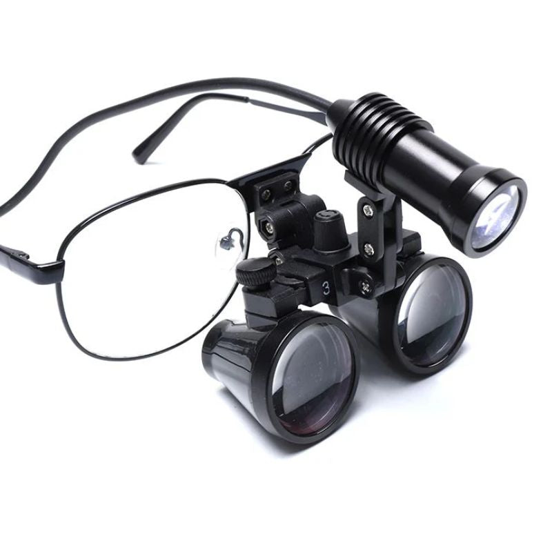 Binocular Loupe with LED Headlight Essential Plus 2.5X 3.5X