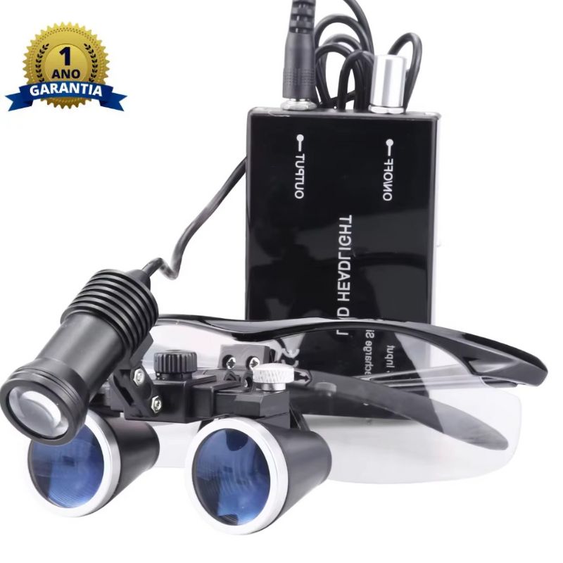 Binocular Loupe with LED Headlight Essential 2.5X 3.5X