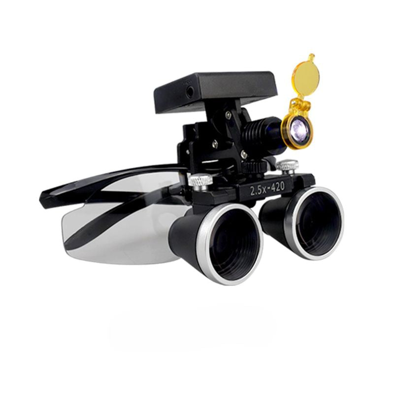 Binocular Loupe Wireless LED Headlight Unique 2.5x 3.5x
