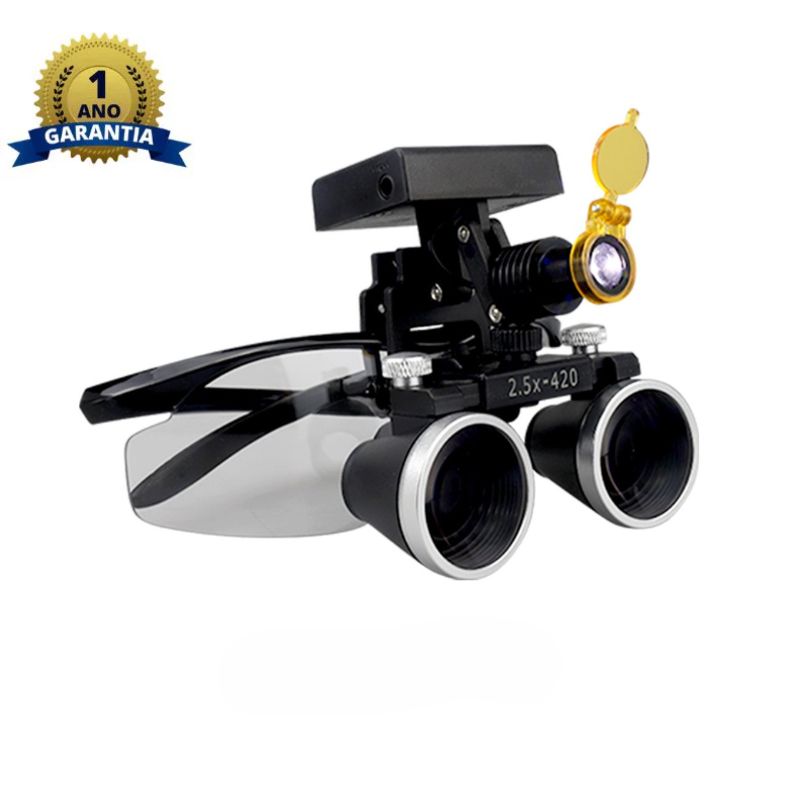 Binocular Loupe Wireless LED Headlight Unique 2.5x 3.5x