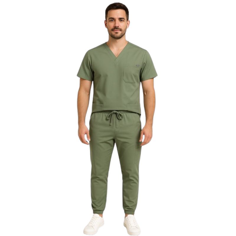 Men's Plain Jogger Surgical Scrub Set Carlos